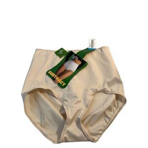 Subtract high‎ leg slimming panties beige nylon new Flatten tummy